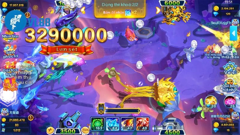 Bắn Cá Thần Tài chinh phục người chơi trước hết bằng đồ hoạ 3D cực sinh động