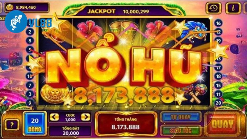 Trò nổ hũ VL88 thu hút đông đảo người chơi nhờ quỹ thưởng Jackpot cực kỳ khủng
